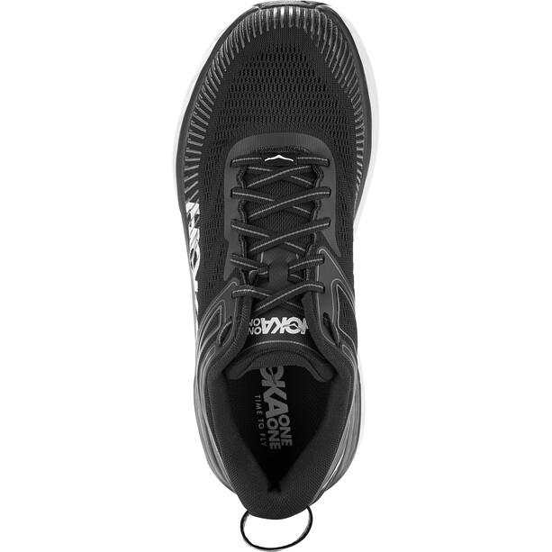 Hoka One One Bondi 7 Wide Running Shoes Men black/white