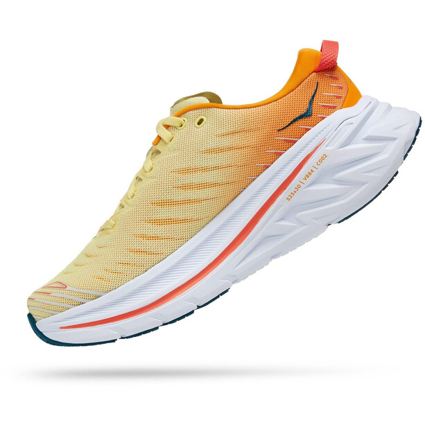 Hoka One One Bondi X Running Shoes Men yellow pear/radiant yellow