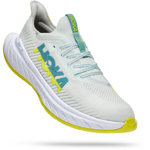 Hoka One One Carbon X 3 Zapatos para correr Hombre, blanco/amarillo blanco/amarillo