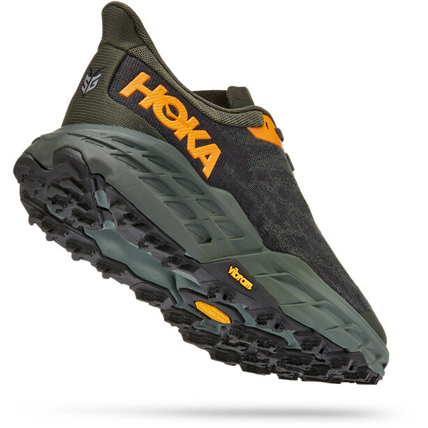 Hoka One One Speedgoat 5 Chaussures de course à pied Homme, olive