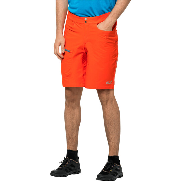 Jack Wolfskin Tourer Pantaloncini Uomo, arancione