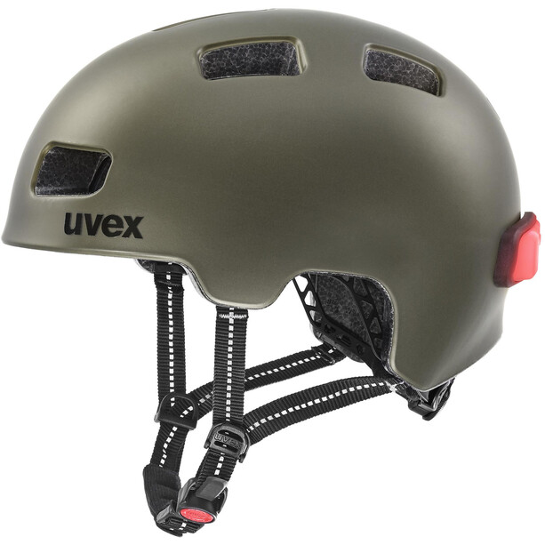 UVEX City 4 Helmet green smoke mat