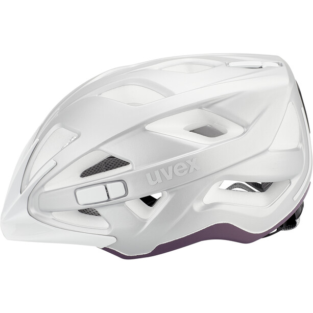 UVEX City Active Helmet silver plum mat