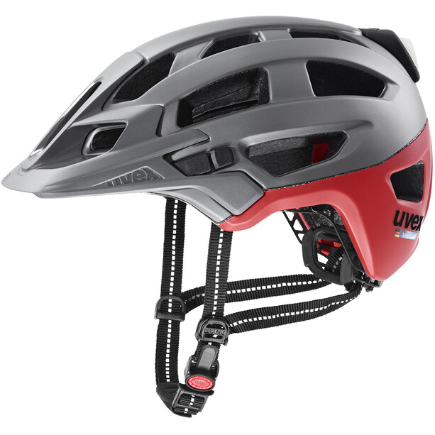 UVEX Finale Light 2.0 Helmet silver red mat