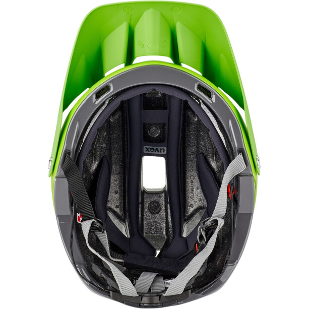 UVEX Quatro Integrale Helmet lime anthracite mat
