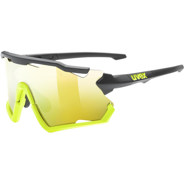 UVEX Sportstyle 228 Brille schwarz/gelb