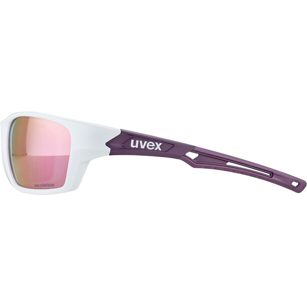 UVEX Sportstyle 232 P Okulary, biały/fioletowy