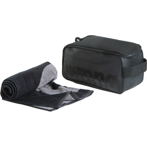 arena Gym Soft Bundle Towel, Bag, zwart