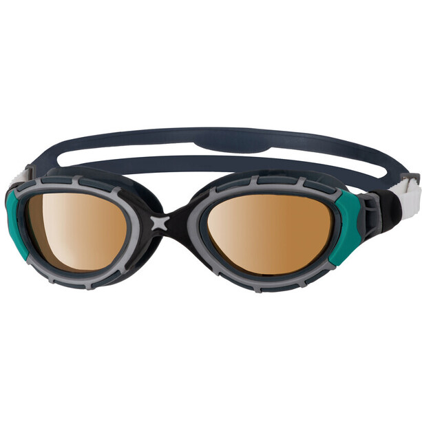Zoggs Predator Flex Polarized Ultra Goggles Regular, grigio