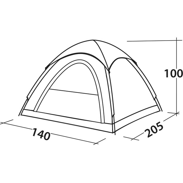 Easy Camp Comet 200 Tent, groen