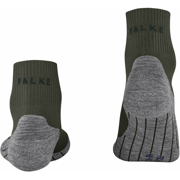 Falke TK5 Short Cool Trekking Socken Herren oliv/grau