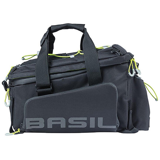 Basil Miles Trunkbag XL Pro Gepäckträgertasche 9-36l schwarz/grün
