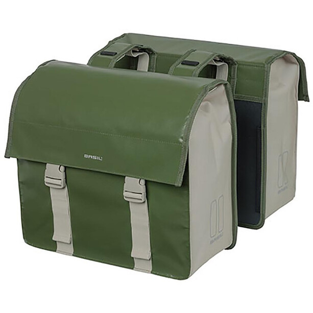 Basil Urban Load Doppel-Gepäckträgertasche 48-53l grün