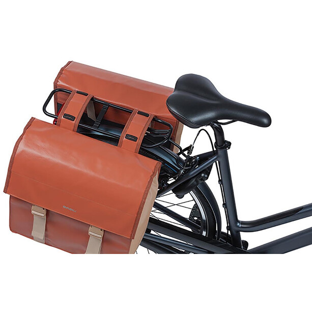 Basil Urban Load Sacoche vélo double 48-53l, rouge