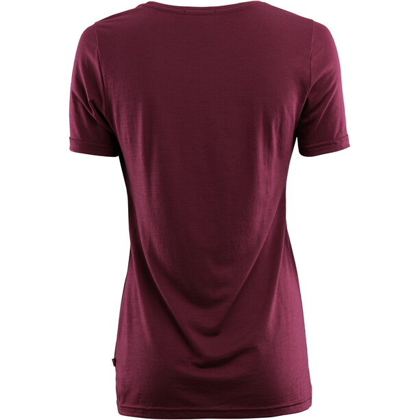 Aclima LightWool T-shirt manches courtes Femme, rouge