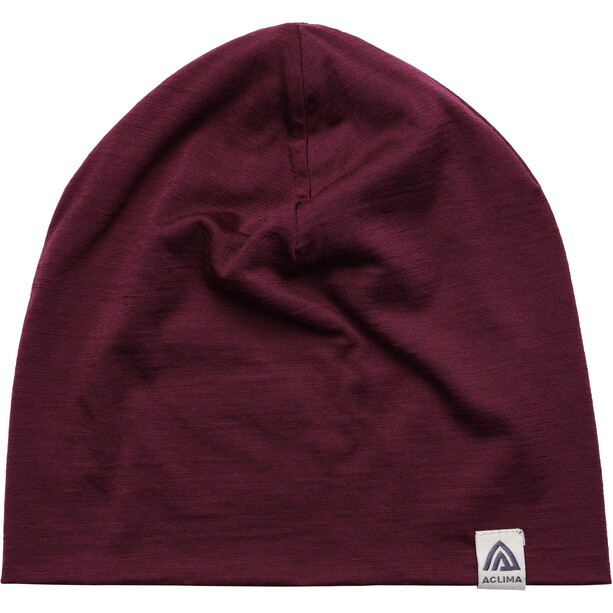 Aclima LightWool Relaxed Beanie, rood