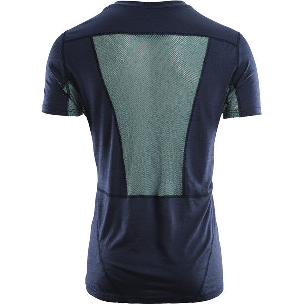 Aclima LightWool Sports Maglietta a maniche corte Uomo, blu/turchese