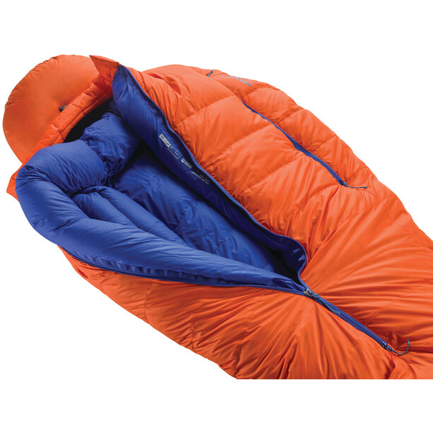 Therm-a-Rest PolarRanger -20F/-30C Sleeping Bag Long, pomarańczowy/niebieski