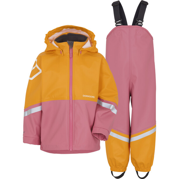 DIDRIKSONS Waterman 6 Regen Set Kinder pink/orange