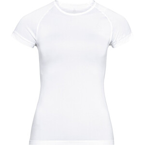 Odlo Performance X-Light Eco Haut col ras du cou à manches courtes Femme, blanc blanc
