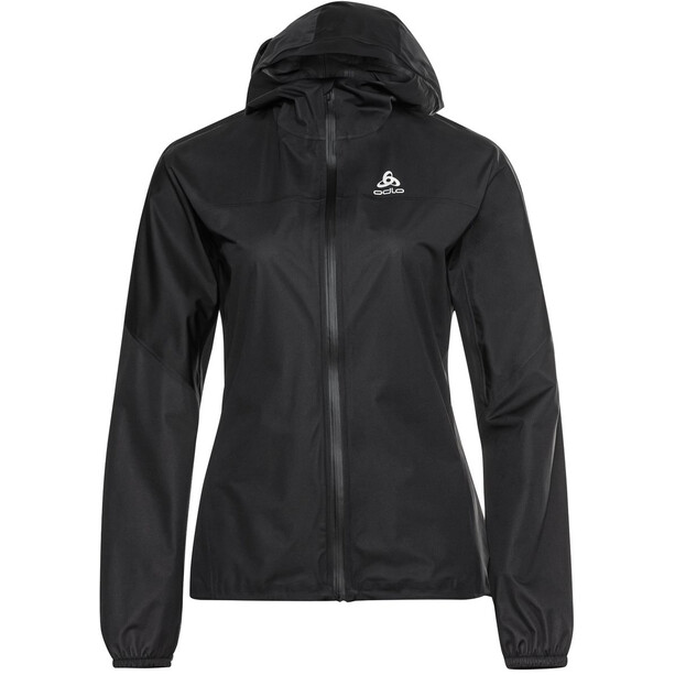 Odlo Zeroweight Chaqueta impermeable Mujer, negro