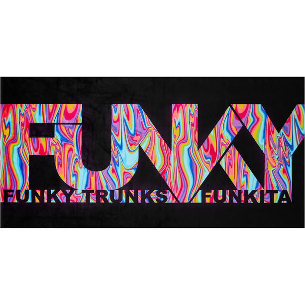 Funky Trunks Micro Mate Handtuch schwarz/bunt