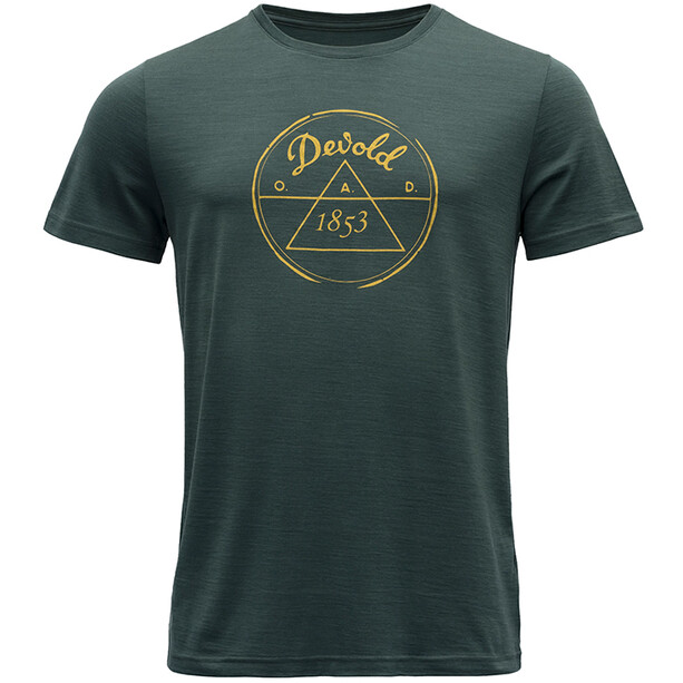 Devold 1853 T-shirt Heren, groen