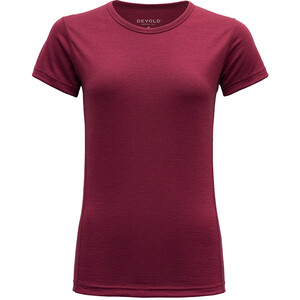 Devold Breeze T-shirt Femme, rouge rouge
