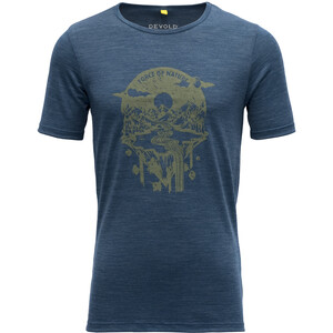 Devold Trollvass T-shirt Unge, blå blå