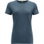 Devold Valldal T-shirt Femme, Bleu pétrole