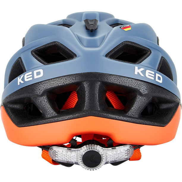 KED Companion Kask, szary/pomarańczowy