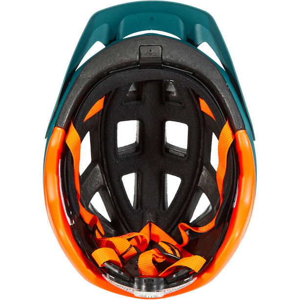 KED Crom Helmet arcadia green orange matt