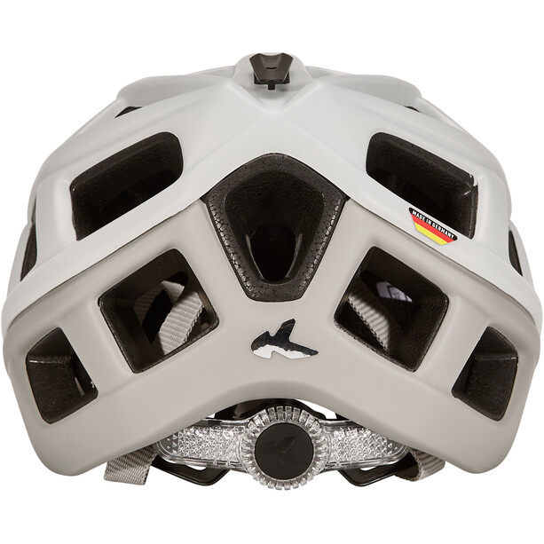 KED Crom Helmet light grey ash grey matt