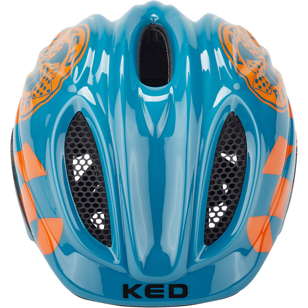 KED Meggy II Trend Helm Kinderen, petrol/oranje