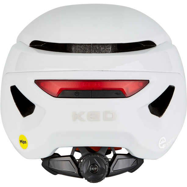 KED Mitro UE-1 Helmet light grey orange matt