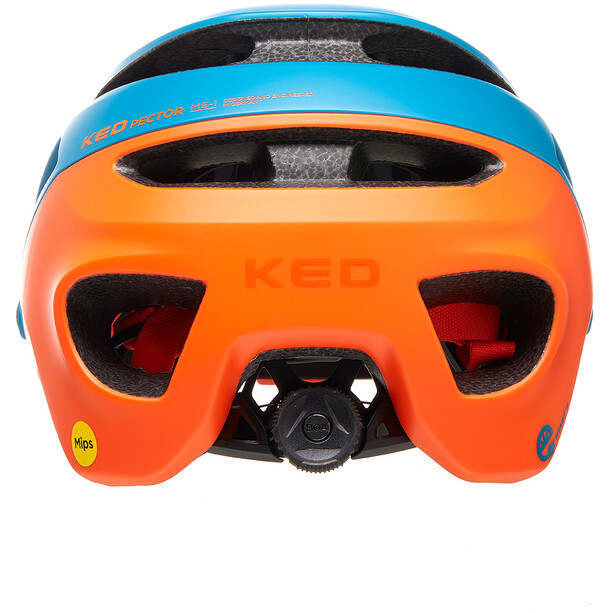 KED Pector ME-1 Kask, niebieski/pomarańczowy