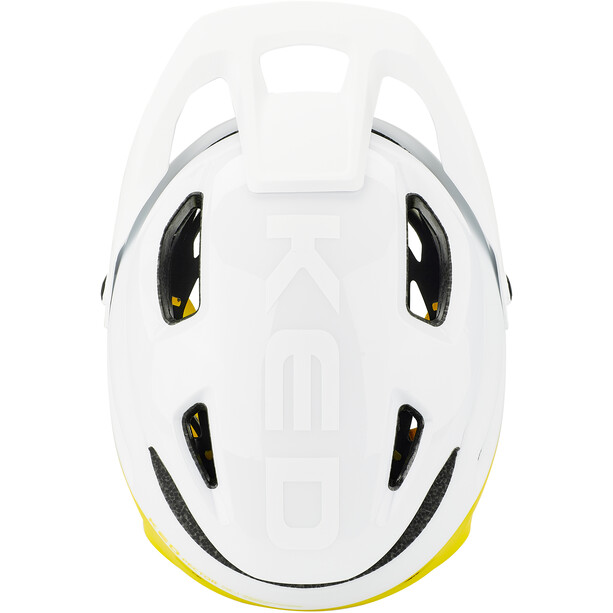 KED Pector ME-1 Helm, wit/geel