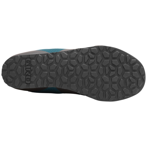 Giro Tracker Zapatillas Hombre, Azul petróleo/gris