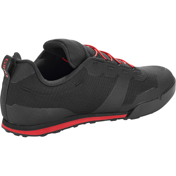 Giro Tracker Fastlace Shoes Men black/bright red