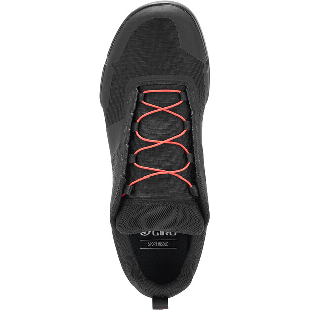 Giro Tracker Fastlace Zapatillas Hombre, negro/rojo