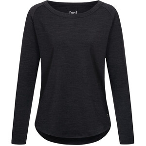 super.natural Essential Rundhals Sweater Damen schwarz schwarz