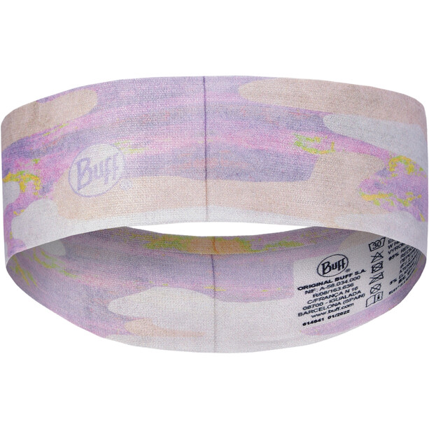 Buff Coolnet UV+ Slim Stirnband Damen lila/weiß