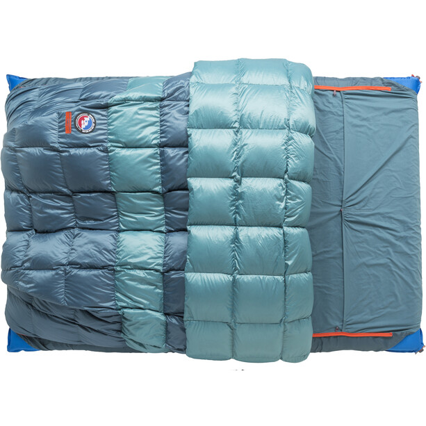 Big Agnes Camp Robber Bedroll 50" Doble Ancho, azul