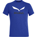 SALEWA Solidlogo Dry T-Shirt Heren, blauw