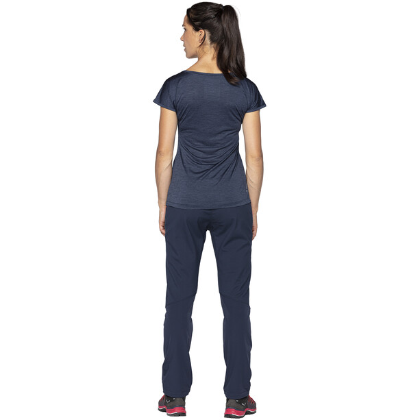 SALEWA Puez Melange Dry Kurzarm T-Shirt Damen blau