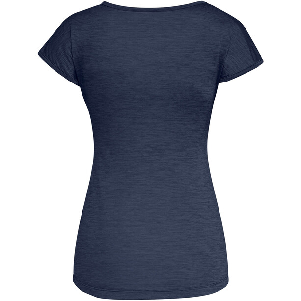SALEWA Puez Melange Dry Camiseta Manga Corta Mujer, azul