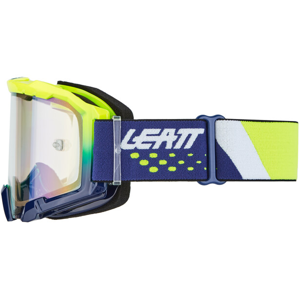 Leatt Velocity 4.5 Iriz Maschera con lenti antiappannamento, giallo/viola