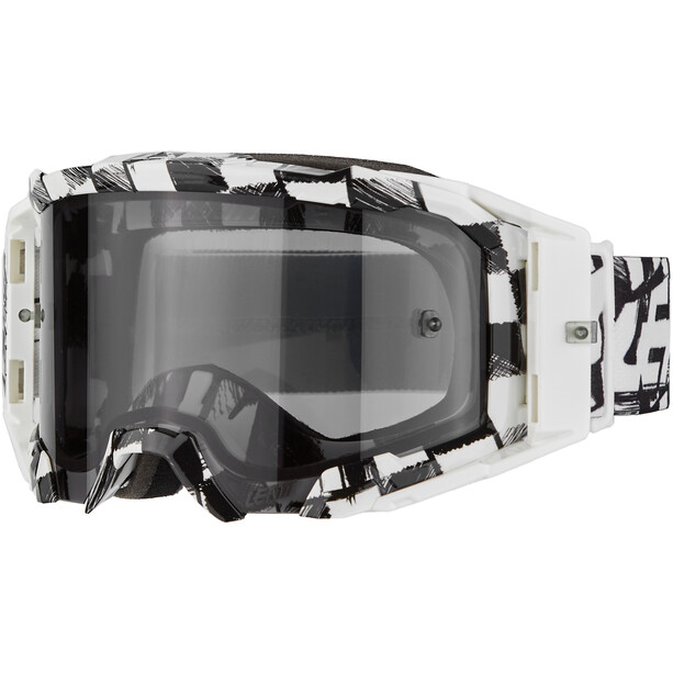 Leatt Velocity 5.5 Brille mit Anti-Fog Glas schwarz/weiß
