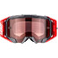 Leatt Velocity 5.5 Brille mit Anti-Fog Glas rot/pink