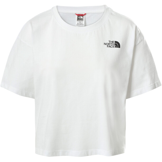 The North Face Simple Dome Cropped Tee Damen weiß